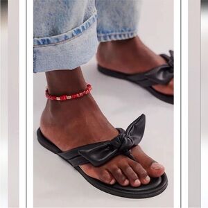 NWOB Free People Brynn Bow Sandals size 42 / 11